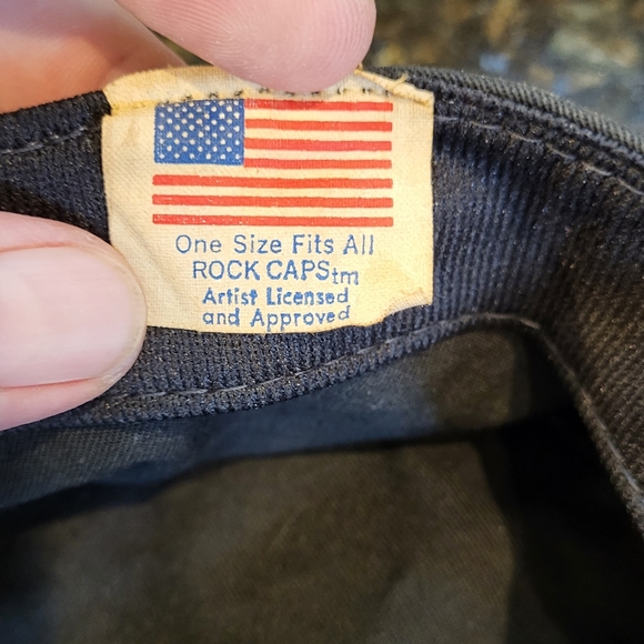 Diary Of a Madman Tour 1982 Ozzy Osbourne Painter Hat w/ Bats *Rare* - Picture 14 of 16